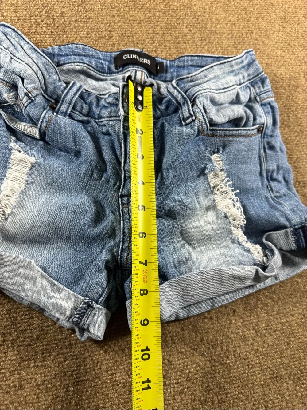 Wax Jean Small Stretch Short Distressed Medium & Clingers size Small Lot of 2